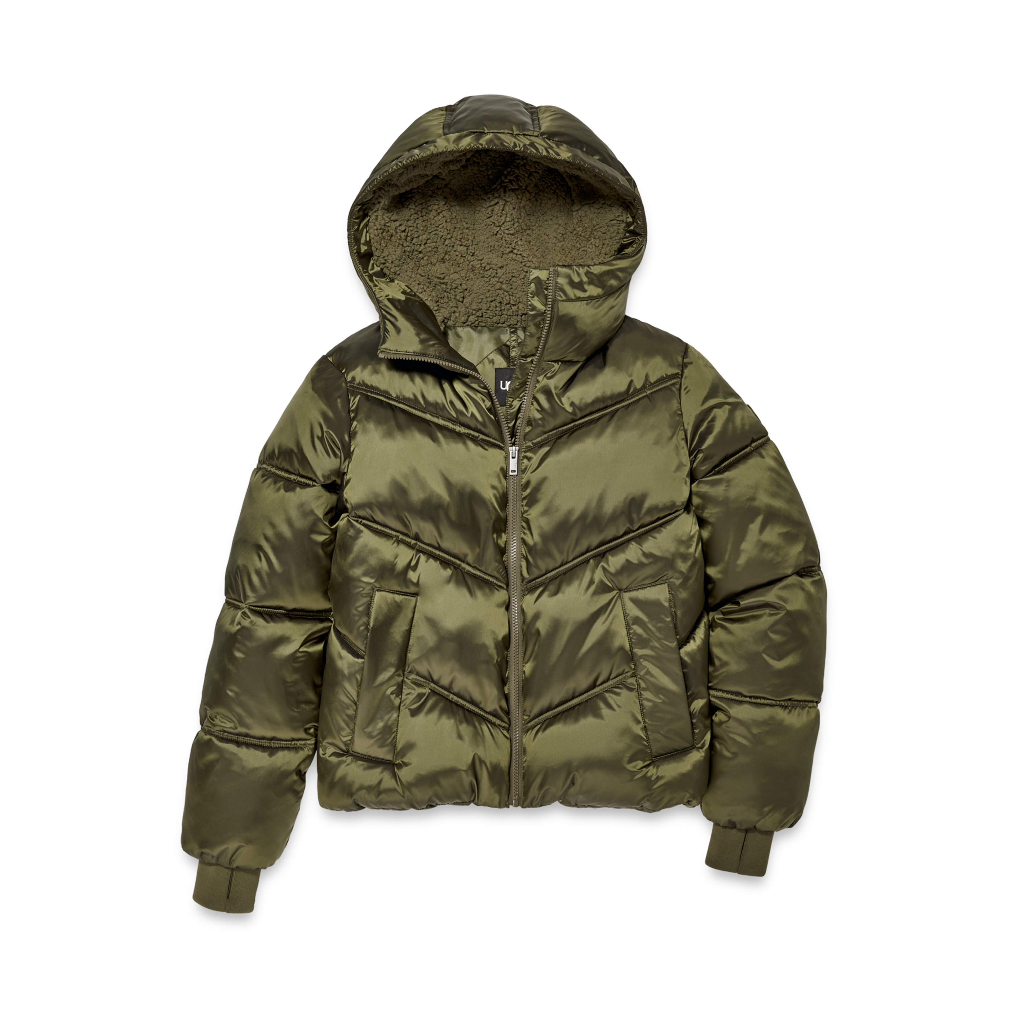 商品画像：Ronney Cropped Puffer Jacket | UGG® 1